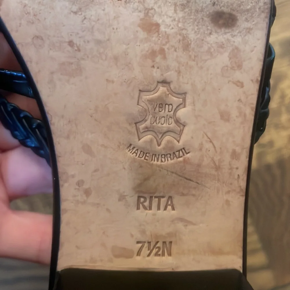 Brighton Black  Rita Sandals! Women’s 7.5